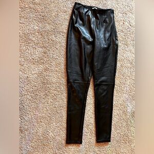 Vegan leather legging pants XS
